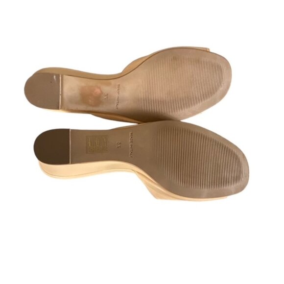 Everlane The Wedge Leather Sandal in Apricot 8.5 - Picture 7 of 7
